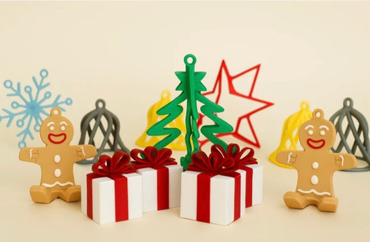 Yılbaşı Ağaç Süsü Dekorasyon Seti – Mini Yılbaşı Süsleri ve Hediye Temalı