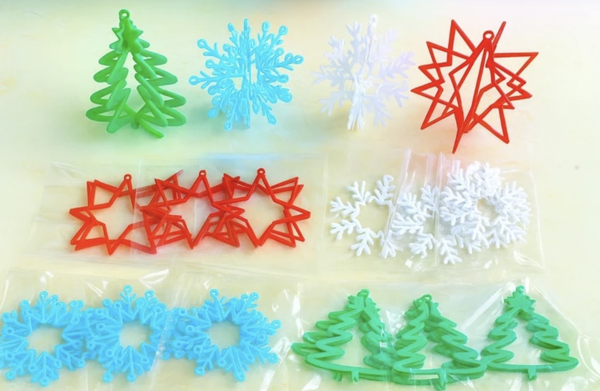 Yılbaşı Ağaç Süsü Dekorasyon Seti – Mini Yılbaşı Süsleri ve Hediye Temalı